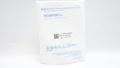 BD MP5301-C MaxPlus Pressure Rated Extension Set 0.8ml x 8.5inch 325psi 10ml/s